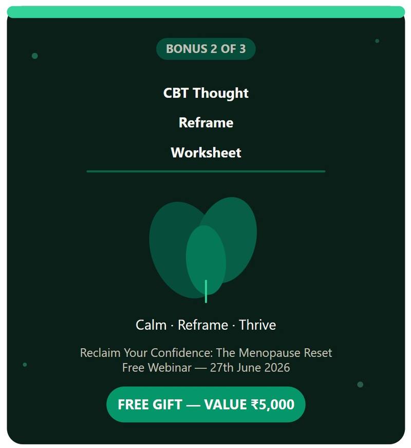 CBT Thought Reframe Worksheet